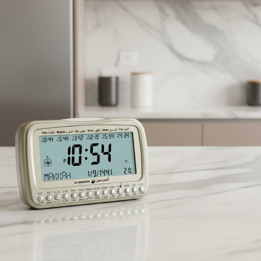 Horloge Adhan Priere or