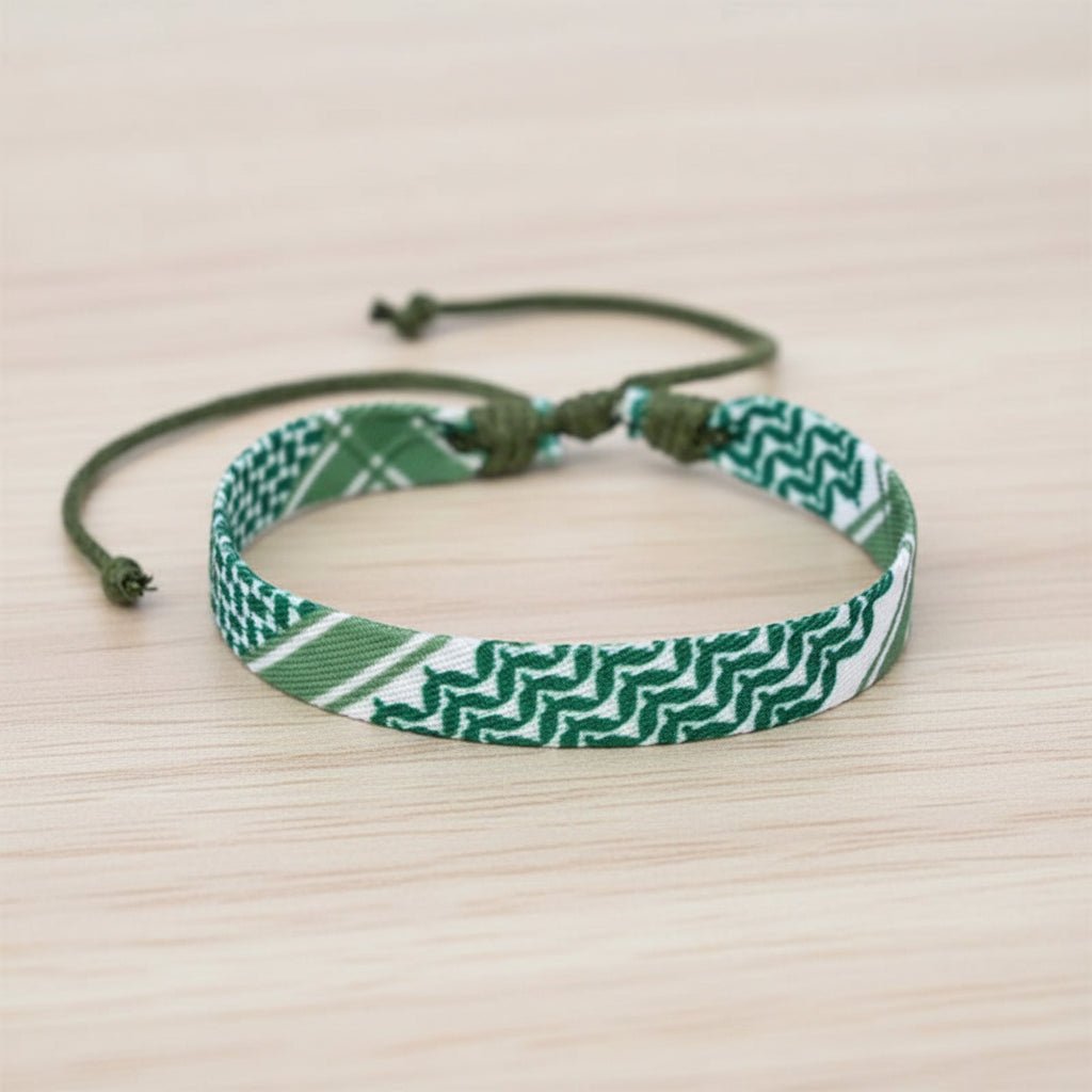 Bracelet Palestine | Laine vert