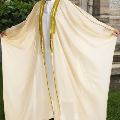 Caftan Homme - JubbaElite™ - Beige - Ma Oumma