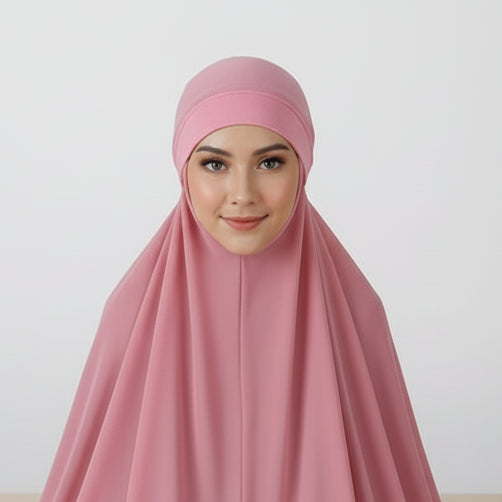 le hijab instantané rose
