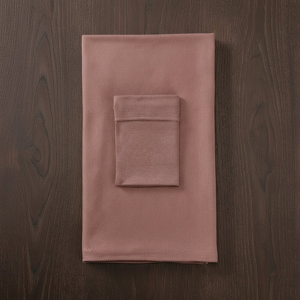 Voici le khimar jersey café au lait