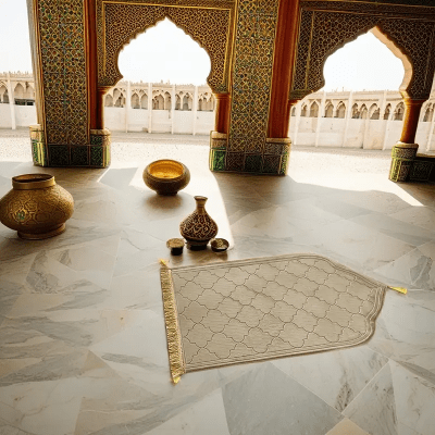 Tapis de priere - PrayerMat™ - Beige Camel - Ma Oumma