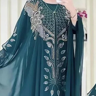 Abaya Aid leu sarcelle