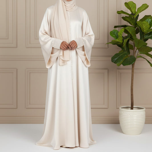 Abaya Blanche | Satin