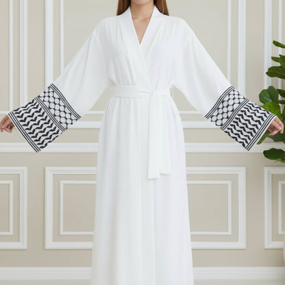 Abaya Kimono | Qodsiya blanc