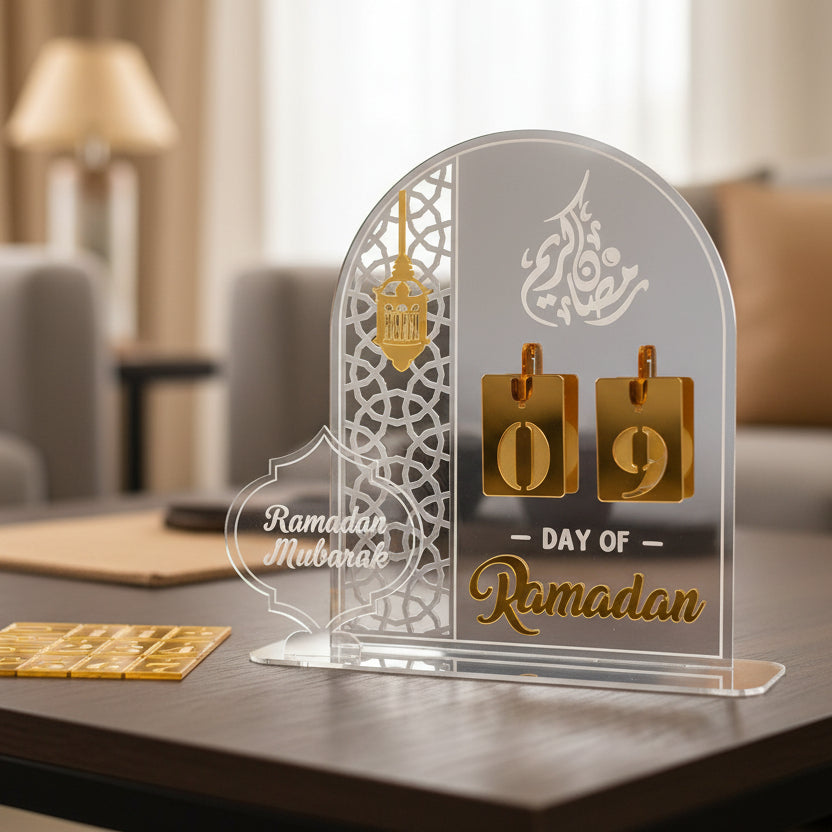 Calendrier Ramadan argent