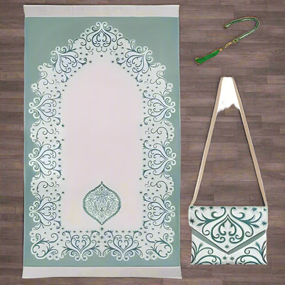 Le coffret tapis de priere | pastel vert