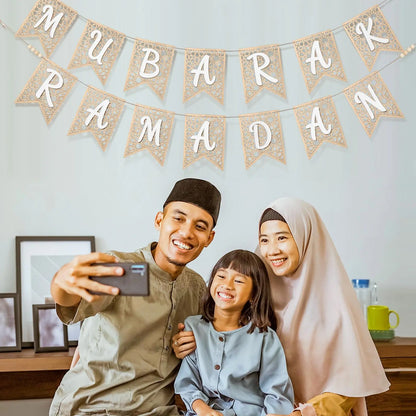 Decoration Ramadan | Banderole en bois