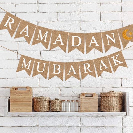 Decoration Ramadan | Banderole en chanvre