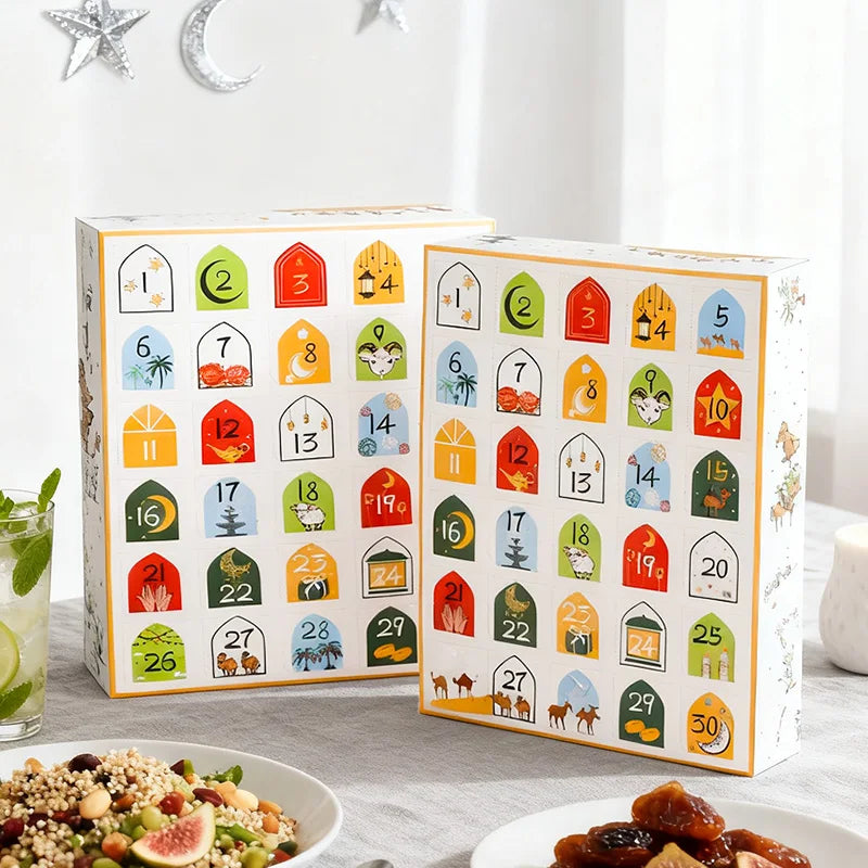 Decoration Ramadan | Calendrier de l'avant blanc