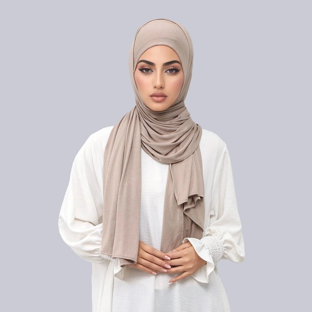Hijab Instantané | SnapHijab beige