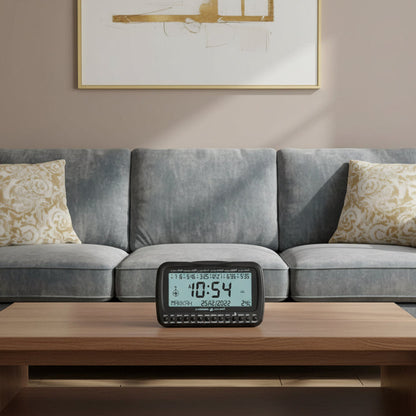 Horloge Adhan Priere noir
