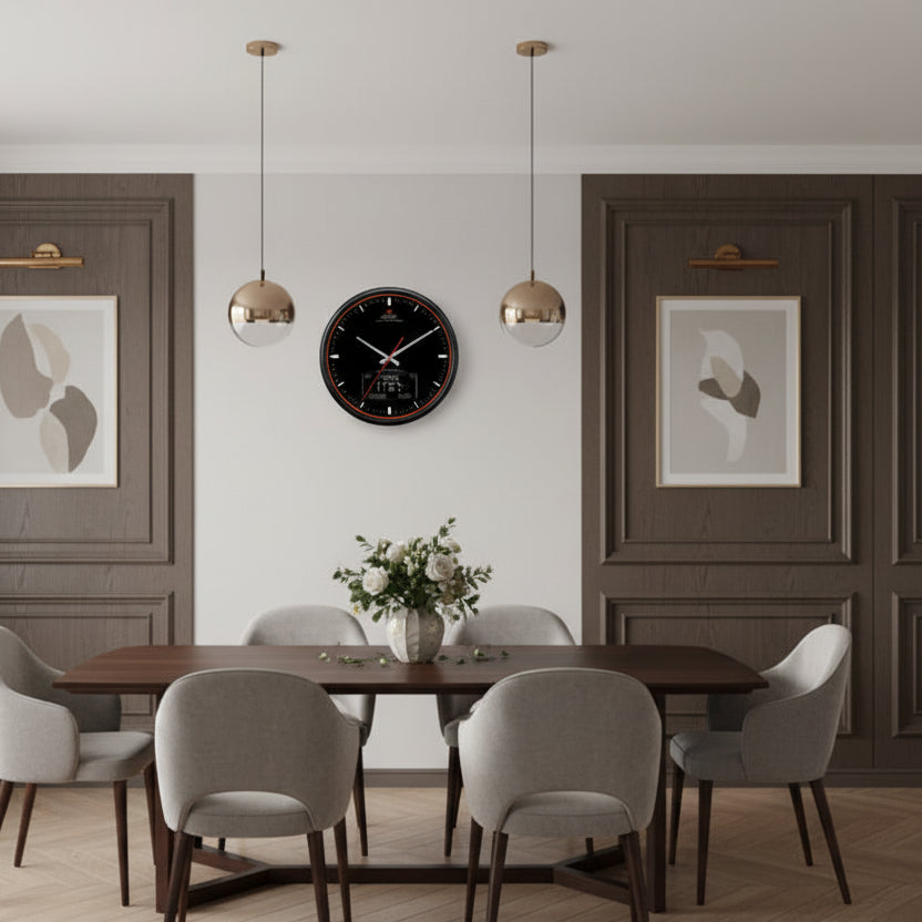 Horloge de priere noir