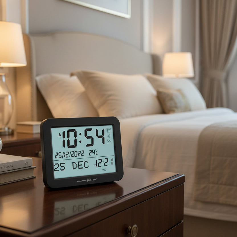Horloge pour la priere gris
