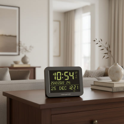 Horloge pour la priere noir