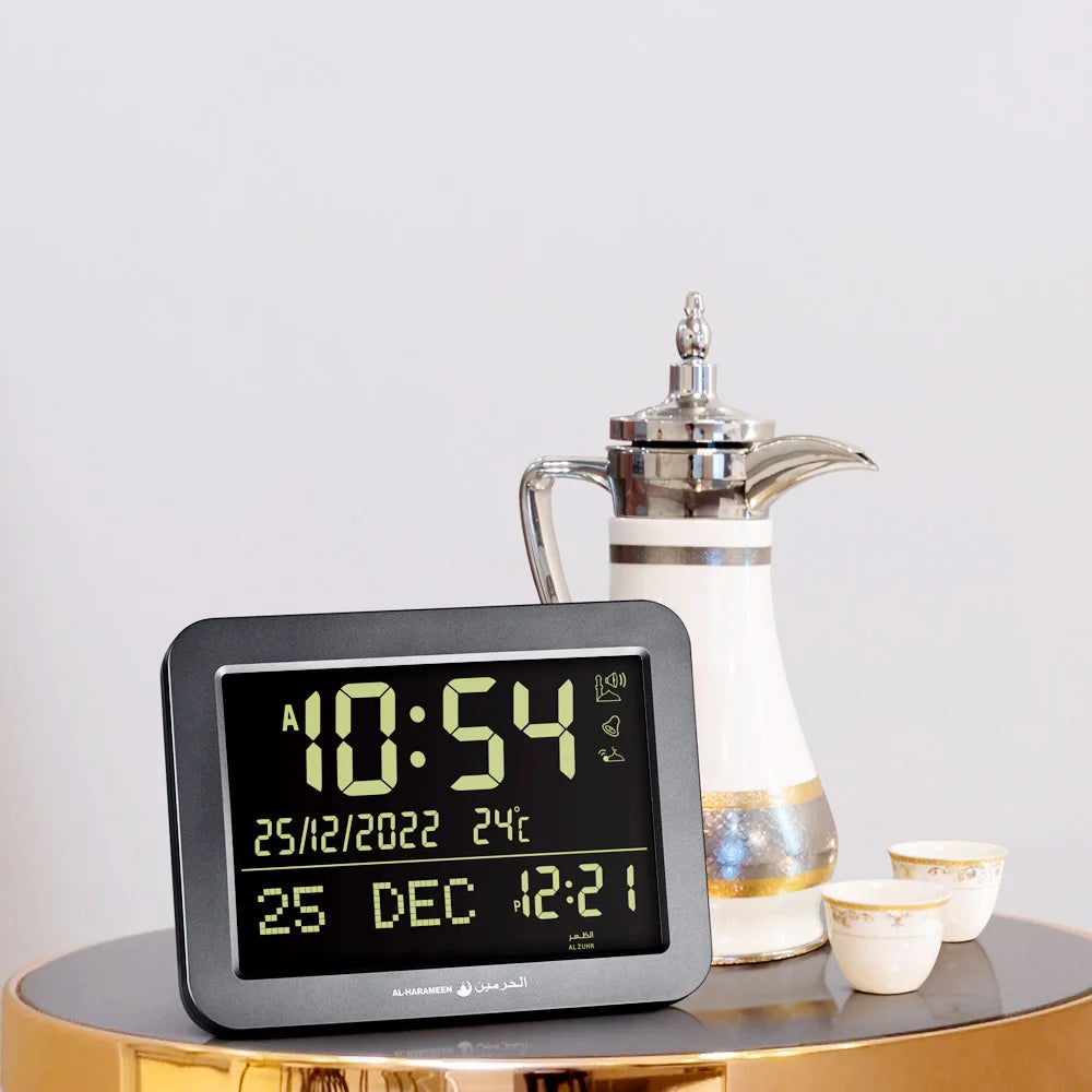 L'Horloge pour la priere noir