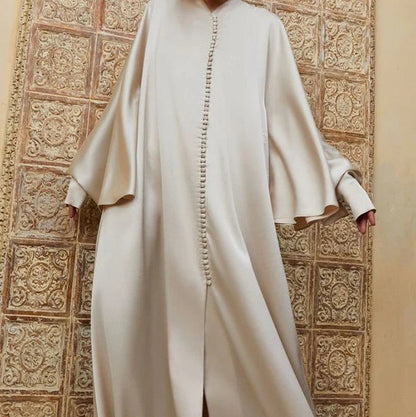 La Abaya Blanche | Satin