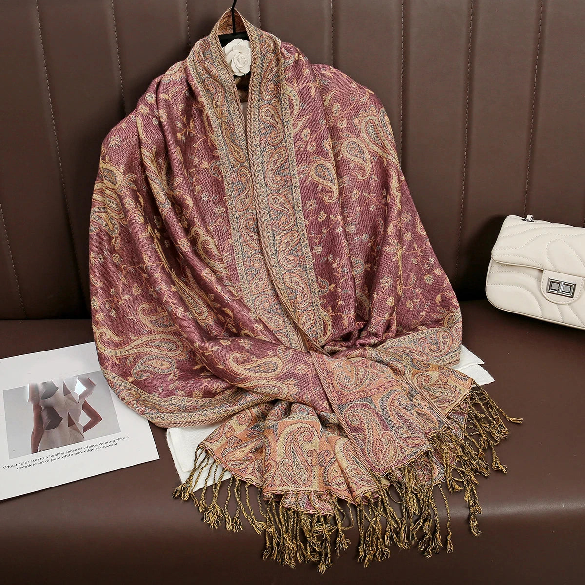 Le Khimar | Châle bois de rose