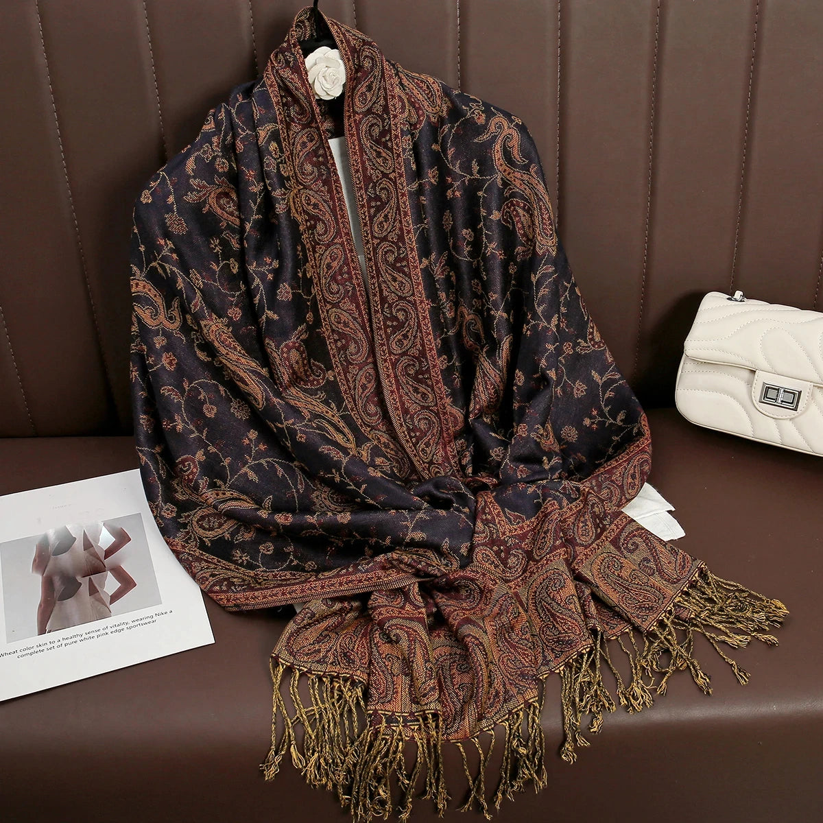 le Khimar | Châle chocolat