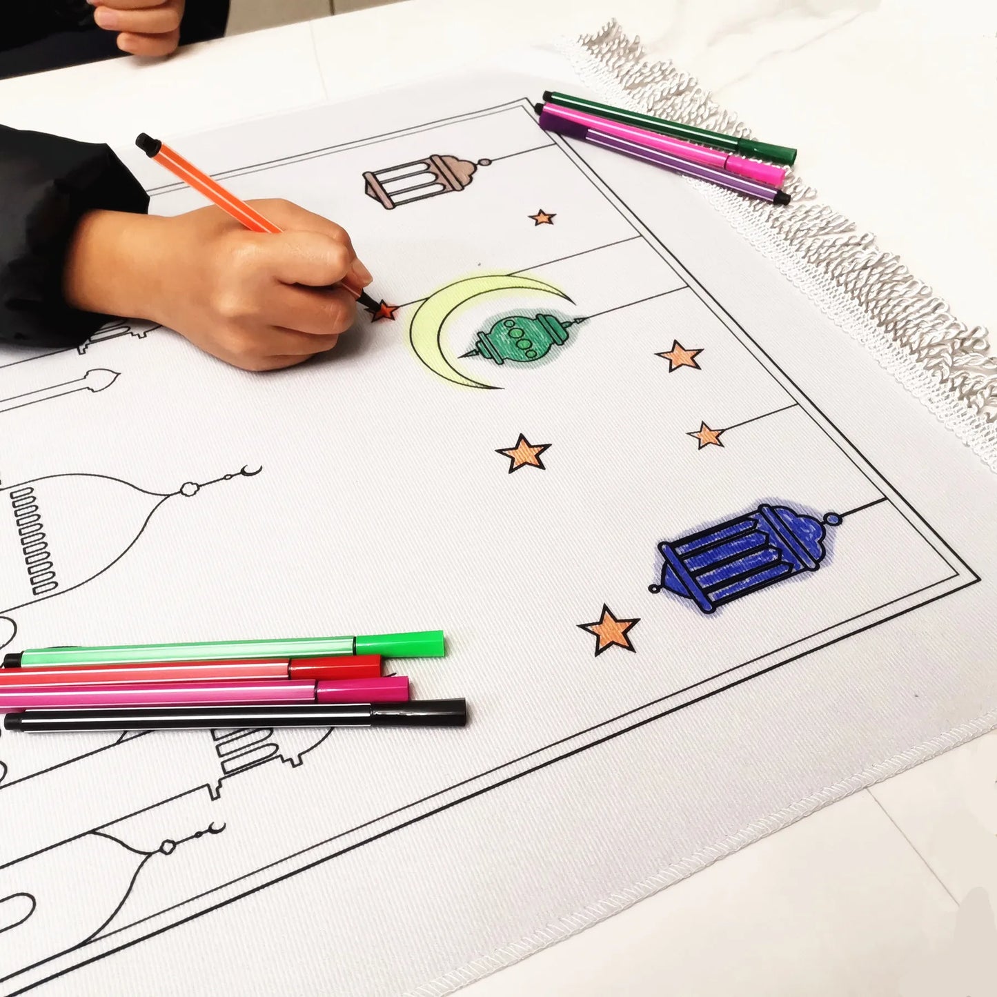 Le Tapis de priere enfant | Coloriage