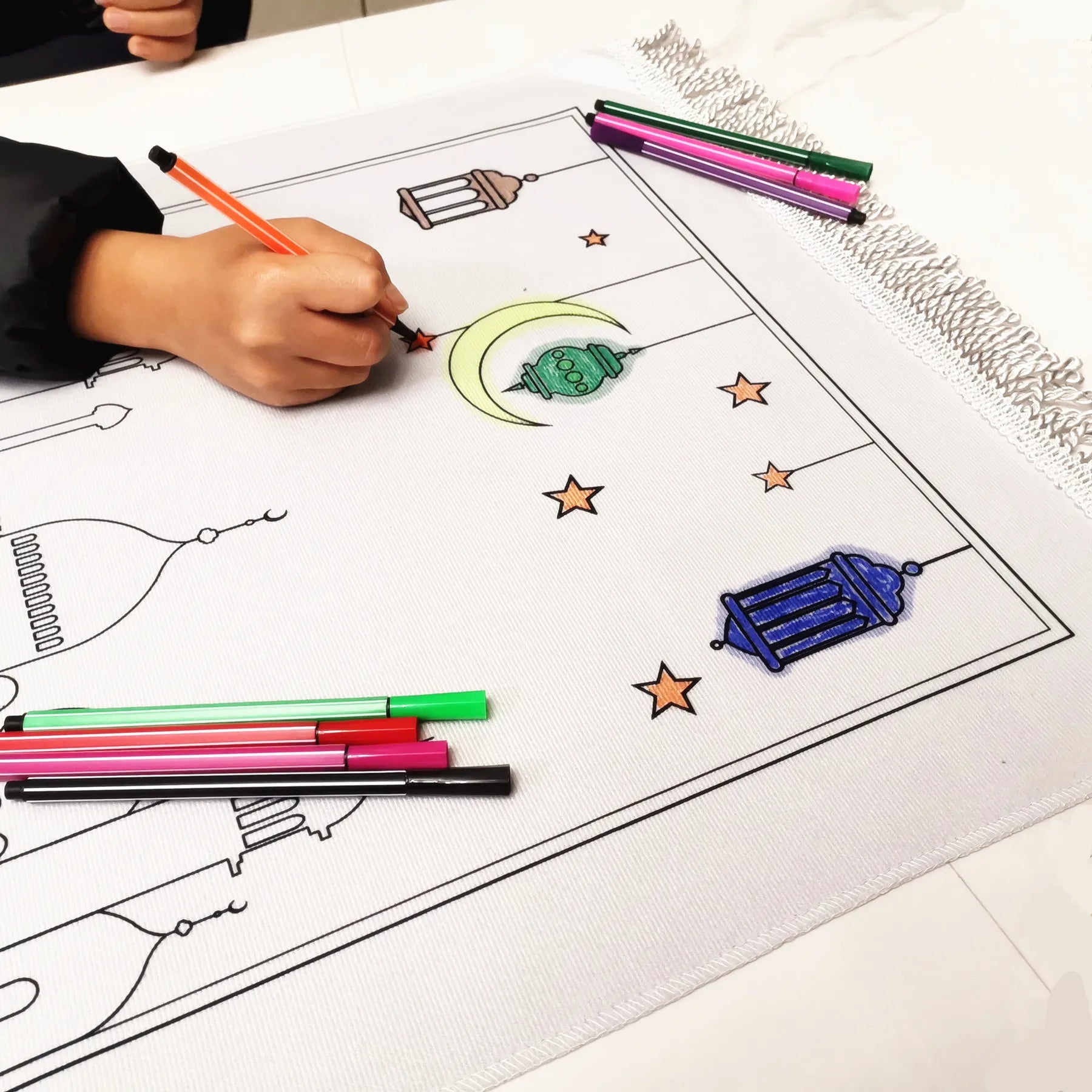 Le Tapis de priere enfant | Coloriage