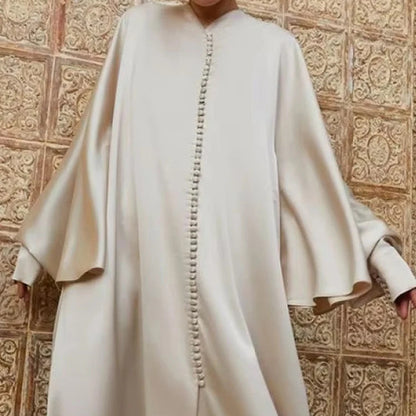 Notre Abaya Blanche | Satin