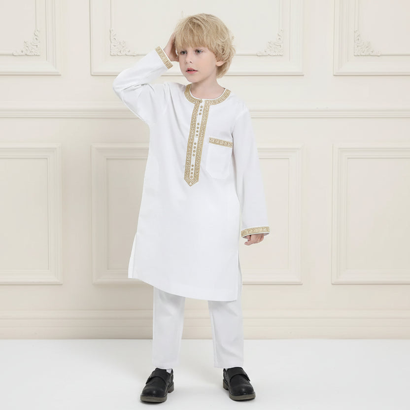 Qamis enfant | Yaqeen blanc