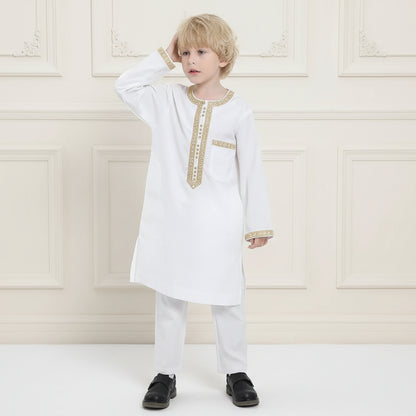 Qamis enfant | Yaqeen blanc