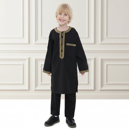 Qamis enfant | Yaqeen noir