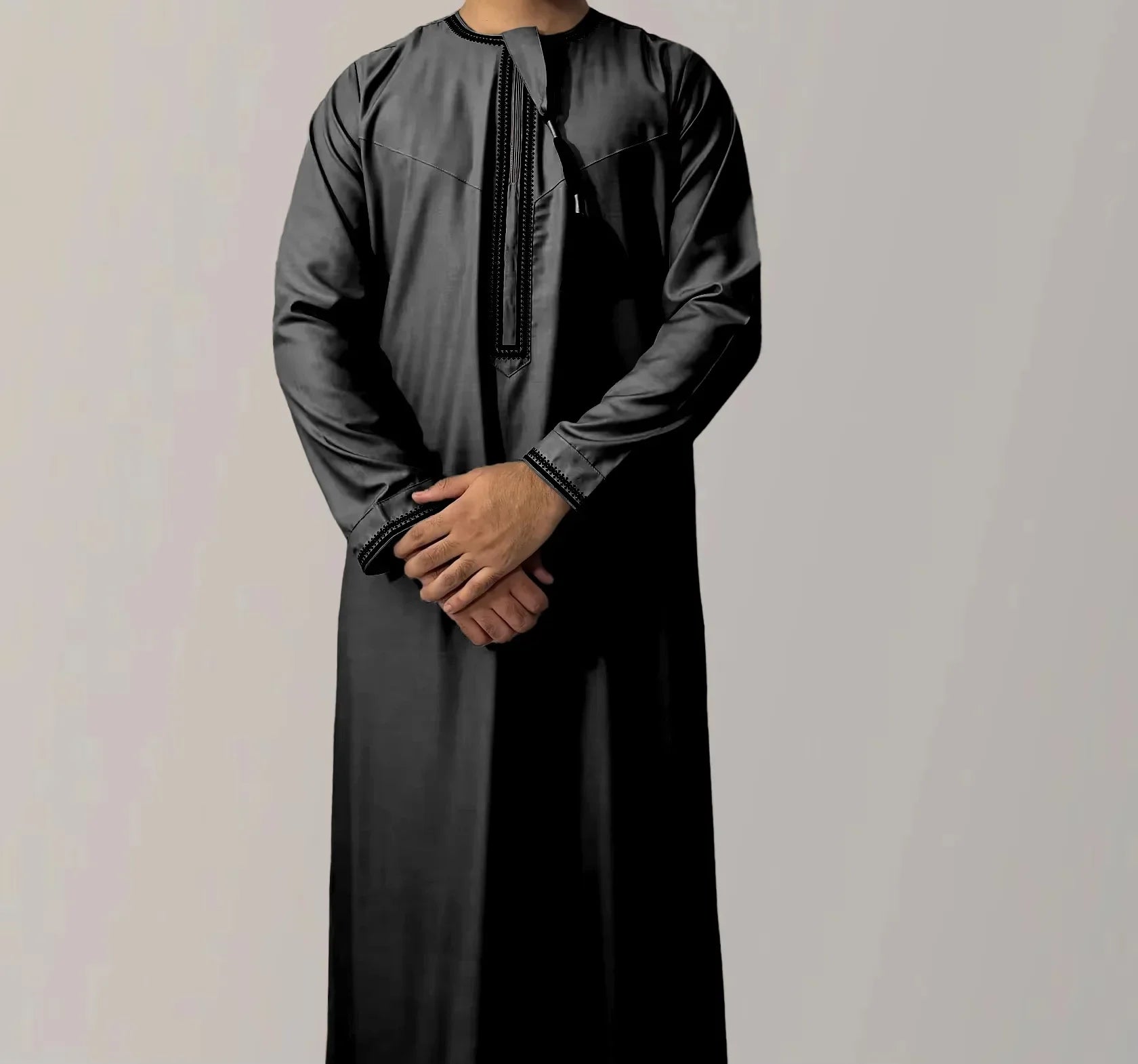 Qamis pour homme | Ahmed noir