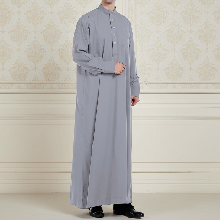 Qamis pour homme | Imran gris