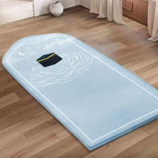 Tapis de priere | Kaaba bleu