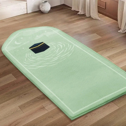 Tapis de priere | Kaaba vert