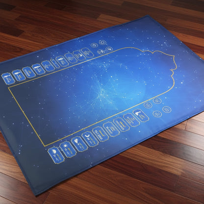 Tapis de prière électronique galaxie
