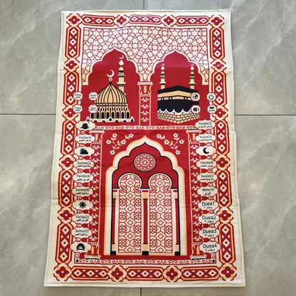 Tapis de prière électronique rouge