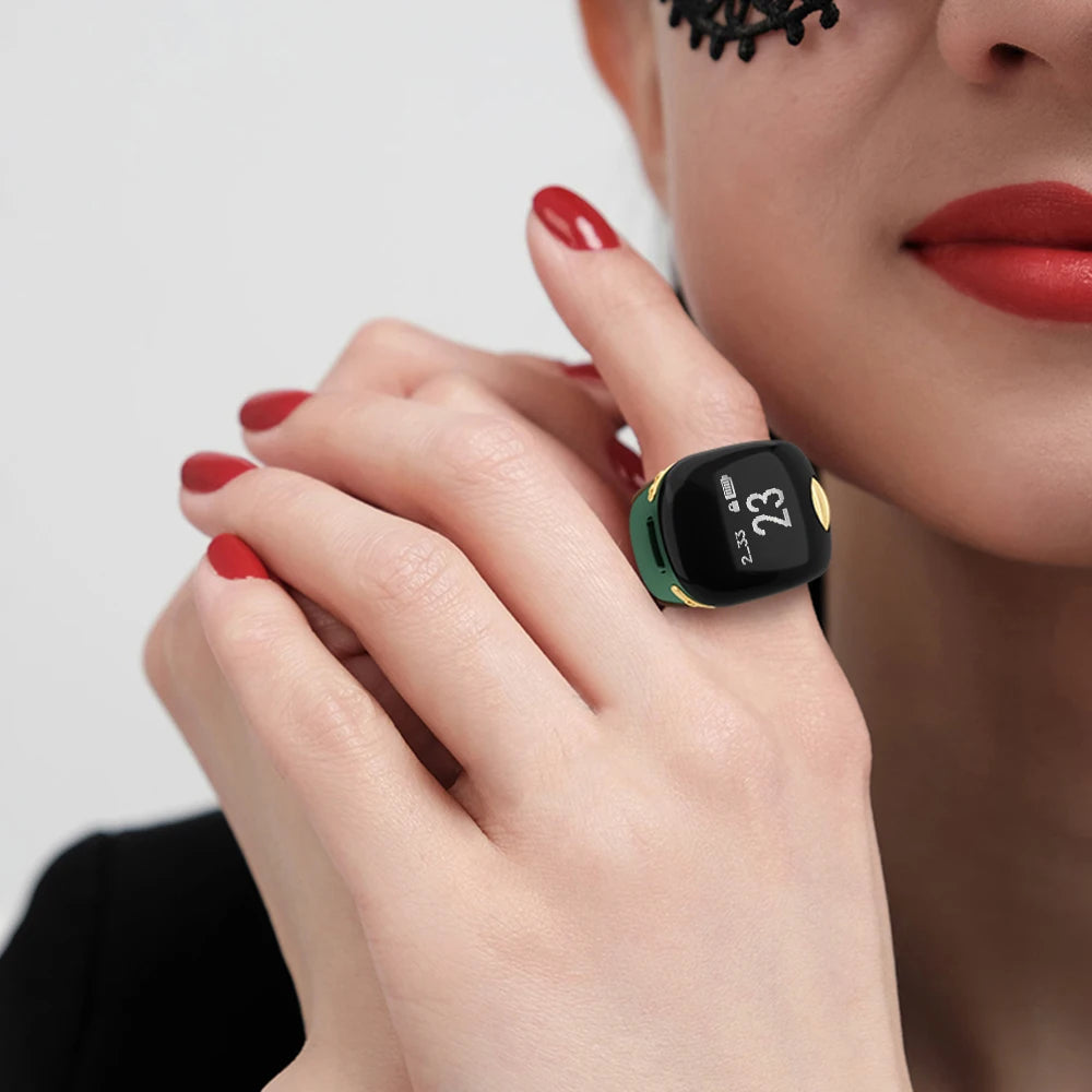 Voici le Tasbih electronique | DigiTasbih vert une fois porté
