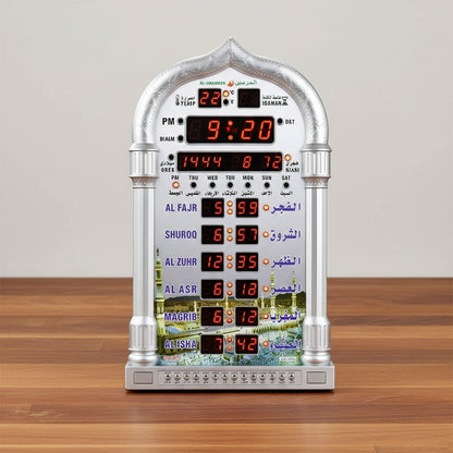 Adhan Clock argent