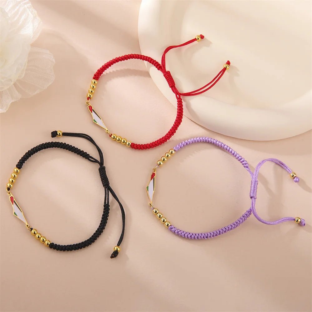 Bracelet Palestine | Drapeau et carte toutes variantes