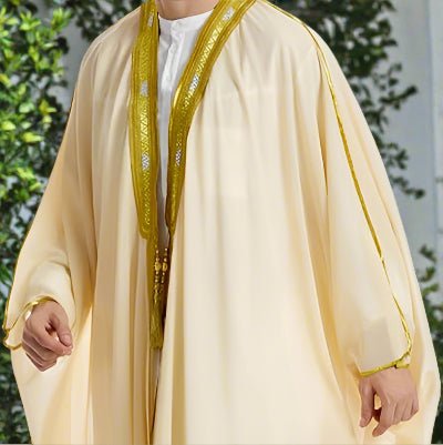 Caftan Homme - JubbaElite™ - Beige - Ma Oumma