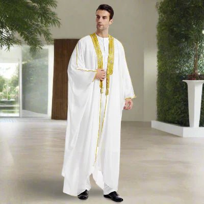 Caftan Homme - JubbaElite™ - Blanc - Ma Oumma