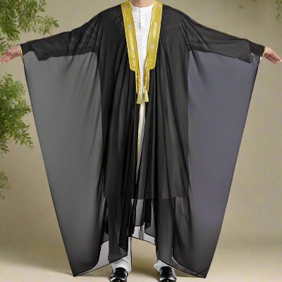 Caftan Homme - JubbaElite™ - Noir - Ma Oumma