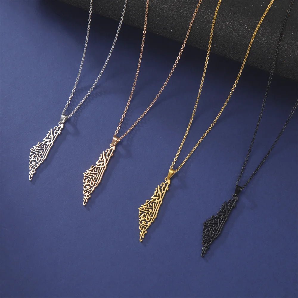 Collier Palestine Acier Inoxydable toutes variantes