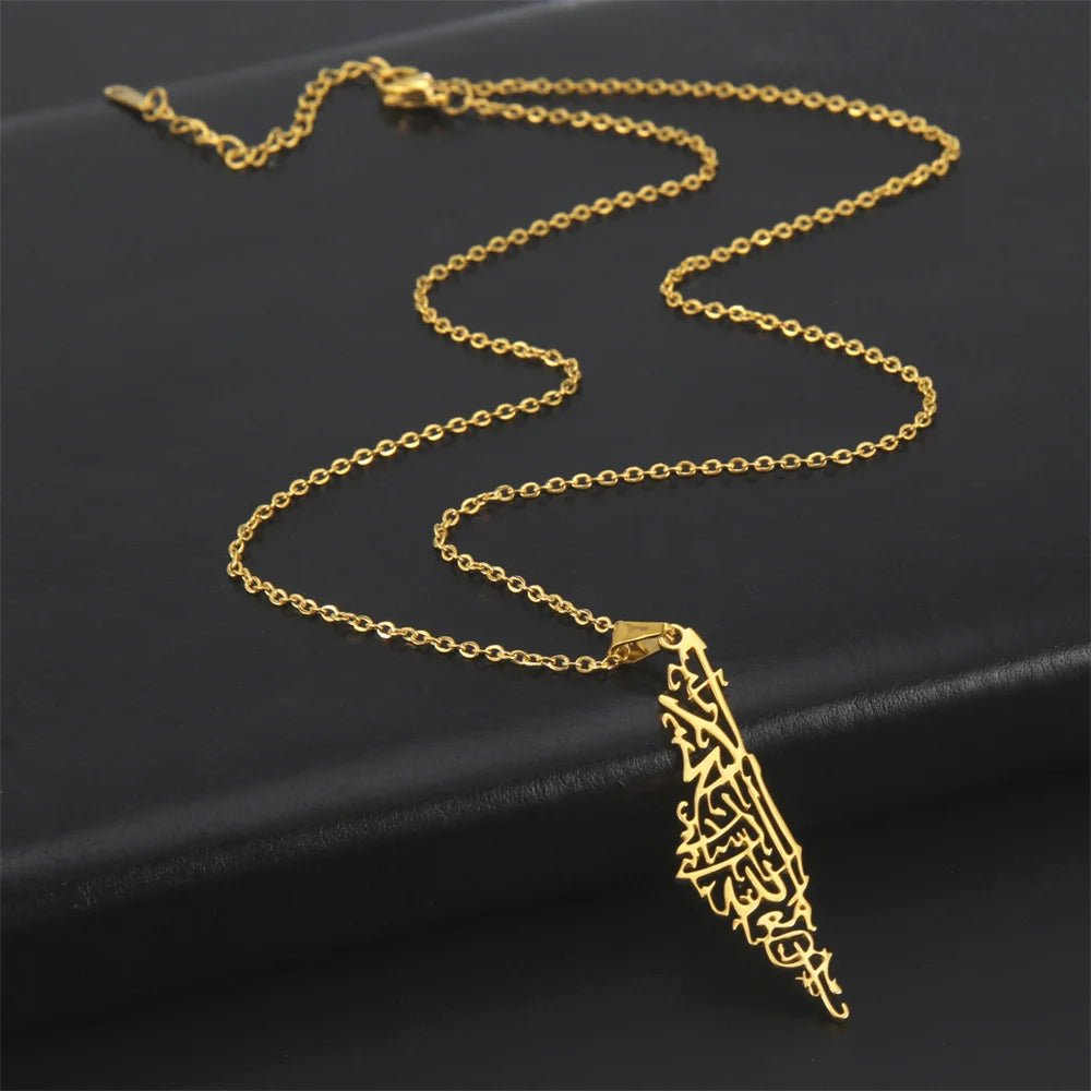 Collier_Palestine_Acier_Inoxydable