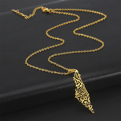 Collier_Palestine_Acier_Inoxydable