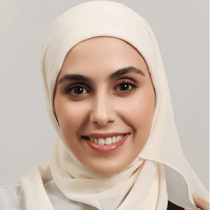 le hijab aimant crème