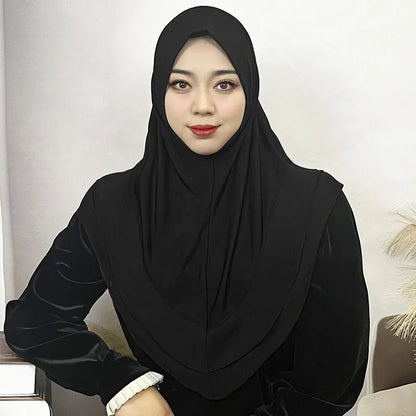 le hijab instantané noir