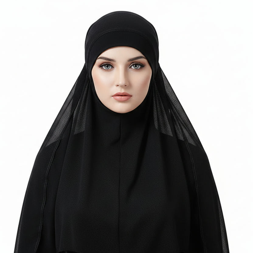 le hijab instantané noir