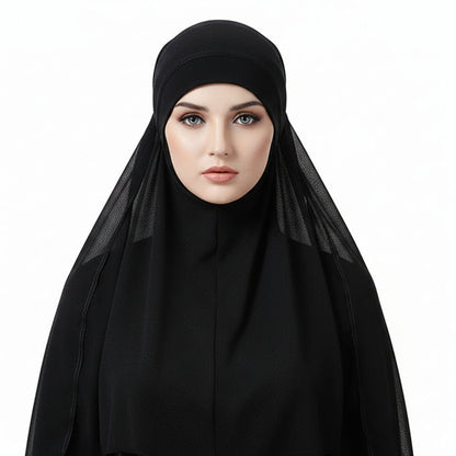le hijab instantané noir