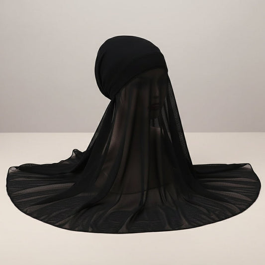 le hijab instantané noir