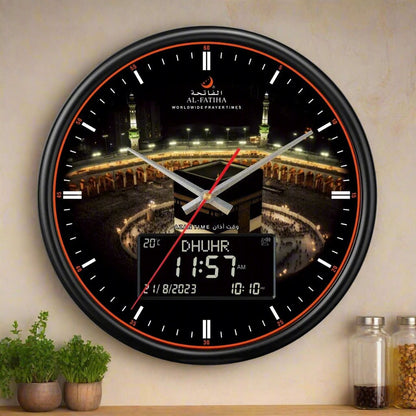 L'horloge Adhan murale diffuse l'appel à la prière sans que vous n'ayez à faire quoi que ce soit